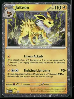 Jolteon - (Cosmos Holo) Rare SV: Scarlet & Violet Promo Cards 169 NM - Image 1