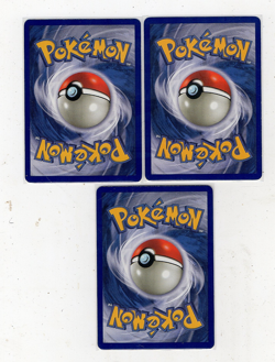 Pokemon TCG Fossil Omantye 1st Edition Lot (3) Cards 52/62 NM - Image 2