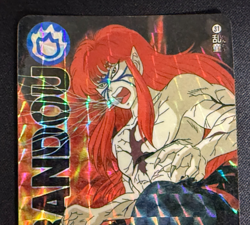 Yu Yu Hakusho Trading card No.031 Randou Prism BANDAI Japan 1993 - Image 3
