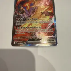 Pokemon TCG Team Rockets Moltres EX Card 229/182 Stamped Destined Rivals SIR - Image 4