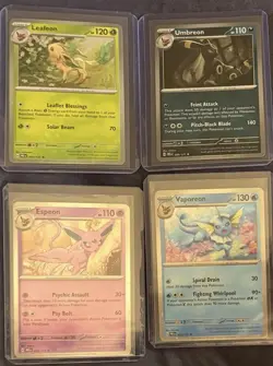 Pokemon Prismatic Evolutions Costco Holo Cosmo Promo Cards (All 8 Cards Total) - Image 2