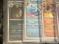 Pokemon Prismatic Evolutions Costco Holo Cosmo Promo Cards (All 8 Cards Total) - Image 4