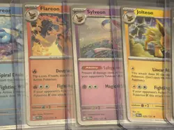 Pokemon Prismatic Evolutions Costco Holo Cosmo Promo Cards (All 8 Cards Total) - Image 5