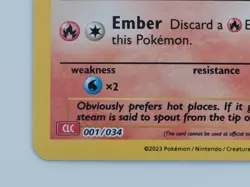 Charmander 001/034 - Near Mint Holofoil - Trading Card Game Classic - Image 5