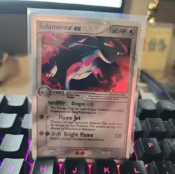 2005 Salamance EX 103/107 Deoxys Holo Rare Pokemon TCG Card See Pictures - Image 1