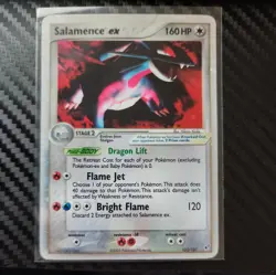 2005 Salamance EX 103/107 Deoxys Holo Rare Pokemon TCG Card See Pictures - Image 3