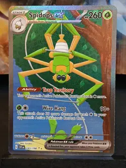 Spidops EX 243/198 SV01 Scarlet & Violet Base Set Pokemon Card - Image 2