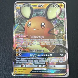 Dedenne GX 57/214 Unbroken Bonds Ultra Rare Pokemon Card - Image 1