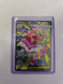 Pokemon Mega Meganium EX Full Art Secret Rare Holo 272/217 ASC CN Card - Image 1
