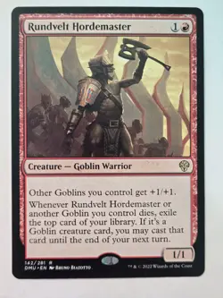 MTG Rundevelt Hordemaster Dominaria United 142/281 Regular Rare - Image 2