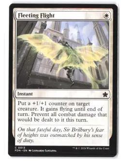 Fleeting Flight #13 Foundations NM - Image 1