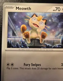 Meowth 048/064 Common Scarlet & Violet: Shrouded Fable Pokemon TCG - Image 2