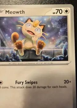 Meowth 048/064 Common Scarlet & Violet: Shrouded Fable Pokemon TCG - Image 3
