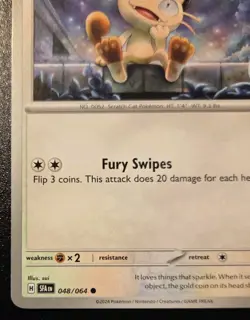 Meowth 048/064 Common Scarlet & Violet: Shrouded Fable Pokemon TCG - Image 4
