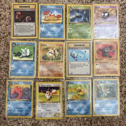 12 Vintage 1st Edition Pokemon Cards. NM/LP - Image 1
