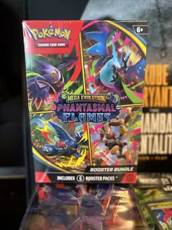 Pokemon Mega Evolution Phantasmal Flames Booster Bundle - NEW - Image 1