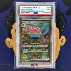 PSA 9 MINT 2023 Pokemon Mew 151 VENUSAUR #198 Special Illustration Rare SIR - Image 2