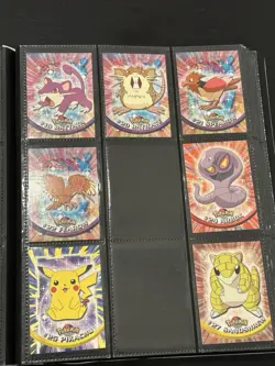 Pokemon Topps Series 1 & 2 Near Complete Set Binder Included - Image 3
