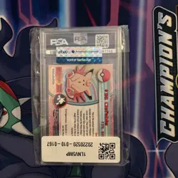 2000 TOPPS CHROME POKEMON T.V. #36 CLEFABLE PSA 10 - Image 2