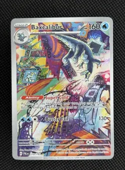 Pokemon Baxcalibur Illustration Rare Full Art Holo 210/193 Sv02 Paldea Evolved - Image 1