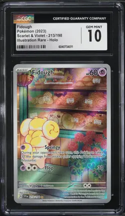 2023 Pokemon Scarlet & Violet Fidough #213 CGC 10 - Image 1