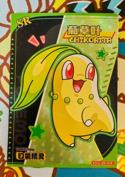 CHIKORITA SR KDJL-SR-014 EIF BABY CHINESE POKEMON - Image 1