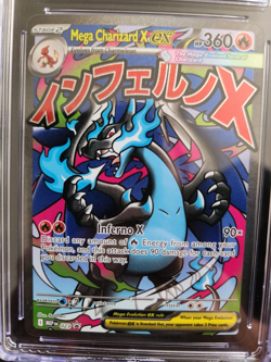 2025 MEGA CHARIZARD X EX CGC 10 GEM MINT POKEMON Black Star Promo #023 - Image 3