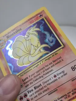 Pokemon TCG Ninetales Base Set Holo Unlimited Rare - Image 2