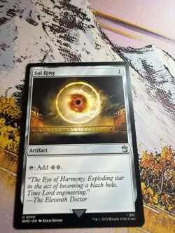 Sol Ring NM Doctor Who MTG Magic The Gathering Artifact English Card - Image 1