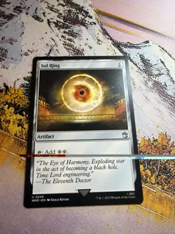 Sol Ring NM Doctor Who MTG Magic The Gathering Artifact English Card - Image 5