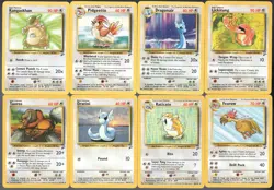 61x Vintage Pokemon Card Lot - WOTC Base Set 2 - Pikachu, Rares, Starters - Image 1