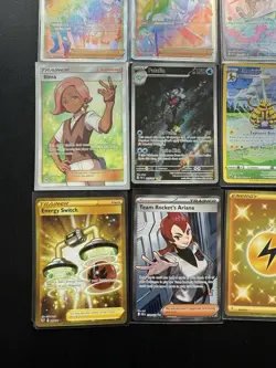 Pokemon TCG 16 Card Lot (2004-2025) IRs Rares Rainbow Rares & More! - Image 4