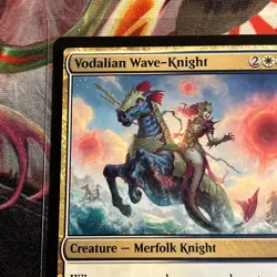 Vodalian Wave-Knight Commander: March of the Machine Regular MTG Card - Image 2