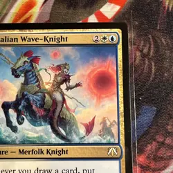 Vodalian Wave-Knight Commander: March of the Machine Regular MTG Card - Image 3