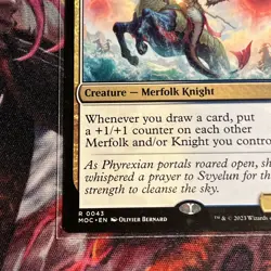 Vodalian Wave-Knight Commander: March of the Machine Regular MTG Card - Image 5