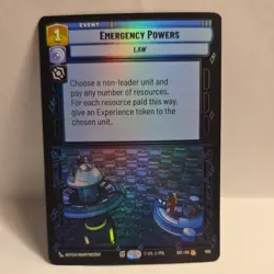 Star Wars Unlimited Emergency Powers Secrets Of Power Rare Foil Card 550 - Image 1