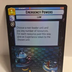 Star Wars Unlimited Emergency Powers Secrets Of Power Rare Foil Card 550 - Image 3