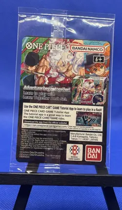 One Piece Monkey D. Luffy US Voyage College Basketball Promo Card Rutgers SEALED - Image 2