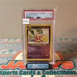 Pokemon Slowking Southern Islands Holo Promo 14 2001 English Card PSA 7 - Image 1