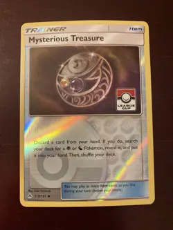 Mysterious Treasure 113/131 Reverse Holo Pokemon League Cup Promo TCG Card - Image 1