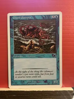 Magic: The Gathering Creature Giant Octopus Giant Octopus Common Regular - Image 1