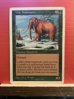 Magic: The Gathering Creature War Mammoth War Mammoth Common Regular - Image 1