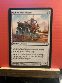Mirrodin Magic: The Gathering Goblin War Wagon - Image 1