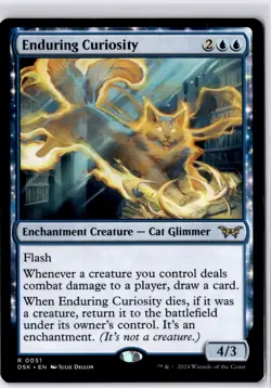 Enduring Curiosity Duskmourn: House of Horror Regular NM R 0051 - Image 1