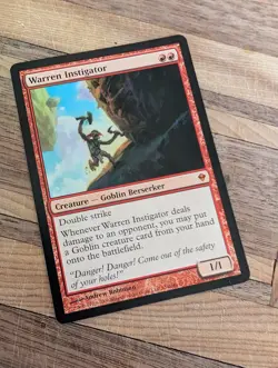 MTG Magic the Gathering Warren Instigator 1993-2009 NM Ungraded #154/249 - Image 1