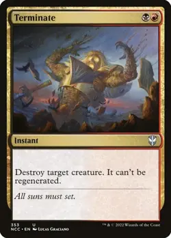 Terminate Streets of New Capenna Commander LP MTG - Image 1