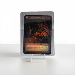 FOIL Sorcery Contested Realm - Pact with the Devil (Foil) - Beta (B) - Image 1