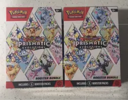 Pokemon TCG Prismatic Evolutions Booster Bundle Lot of 2 - NEW/FACTORY SEALED - Image 4
