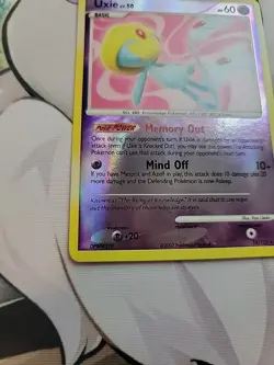 Uxie 18/123 Diamond Pearl Mysterious Treasures Reverse Holo Rare Pokemon H10 - Image 3