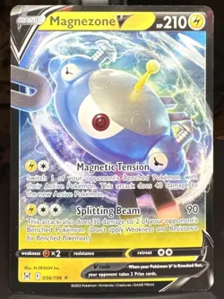 Pokemon TCG Magnezone V 056/196 Swsh11: Lost Origin Ultra Rare (Full Art) Holo - Image 1